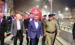 حريق كبير في مجمع تجاري ببغداد